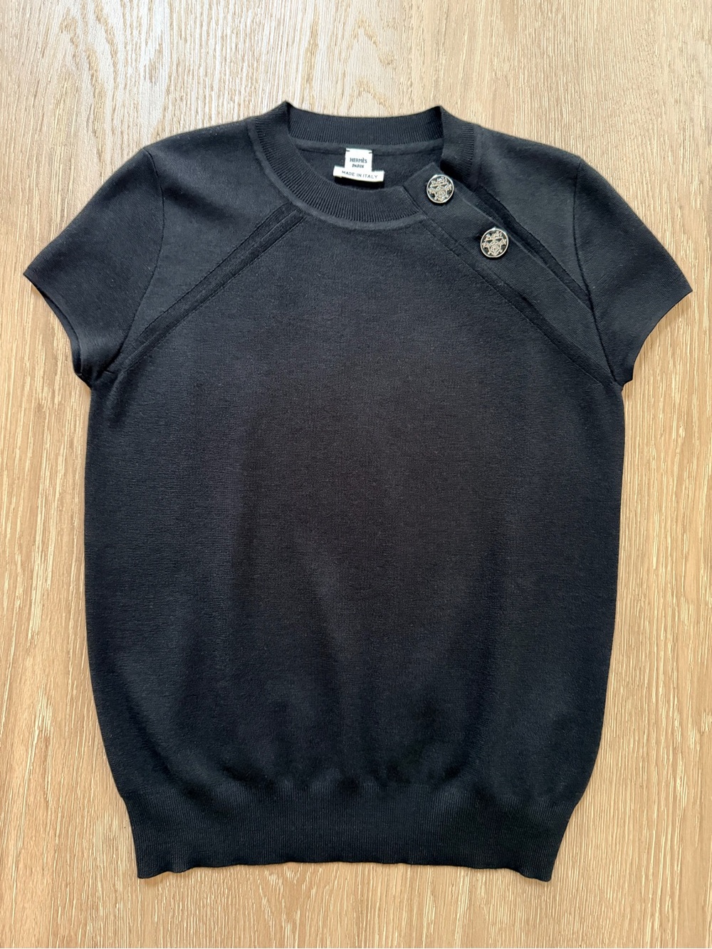 New with Tags Hermes Short Sleeve Sweater